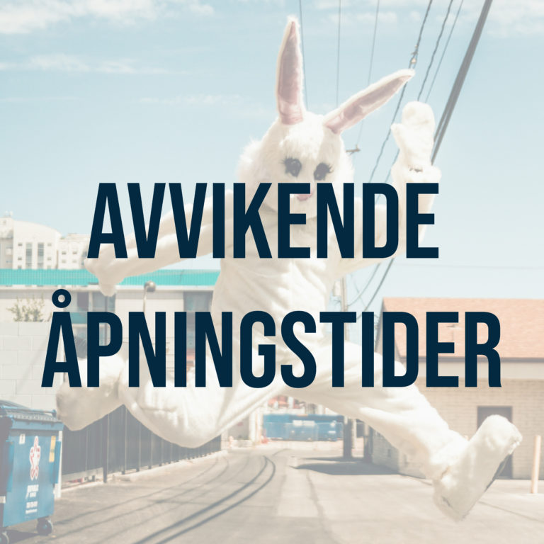 Vi tar påskeferie!